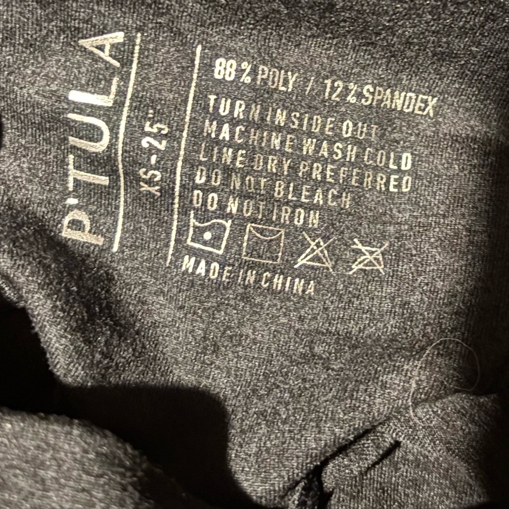 Ptula BAREPRO Ribbed Pocket Legging : 25" - Picture 6 of 6